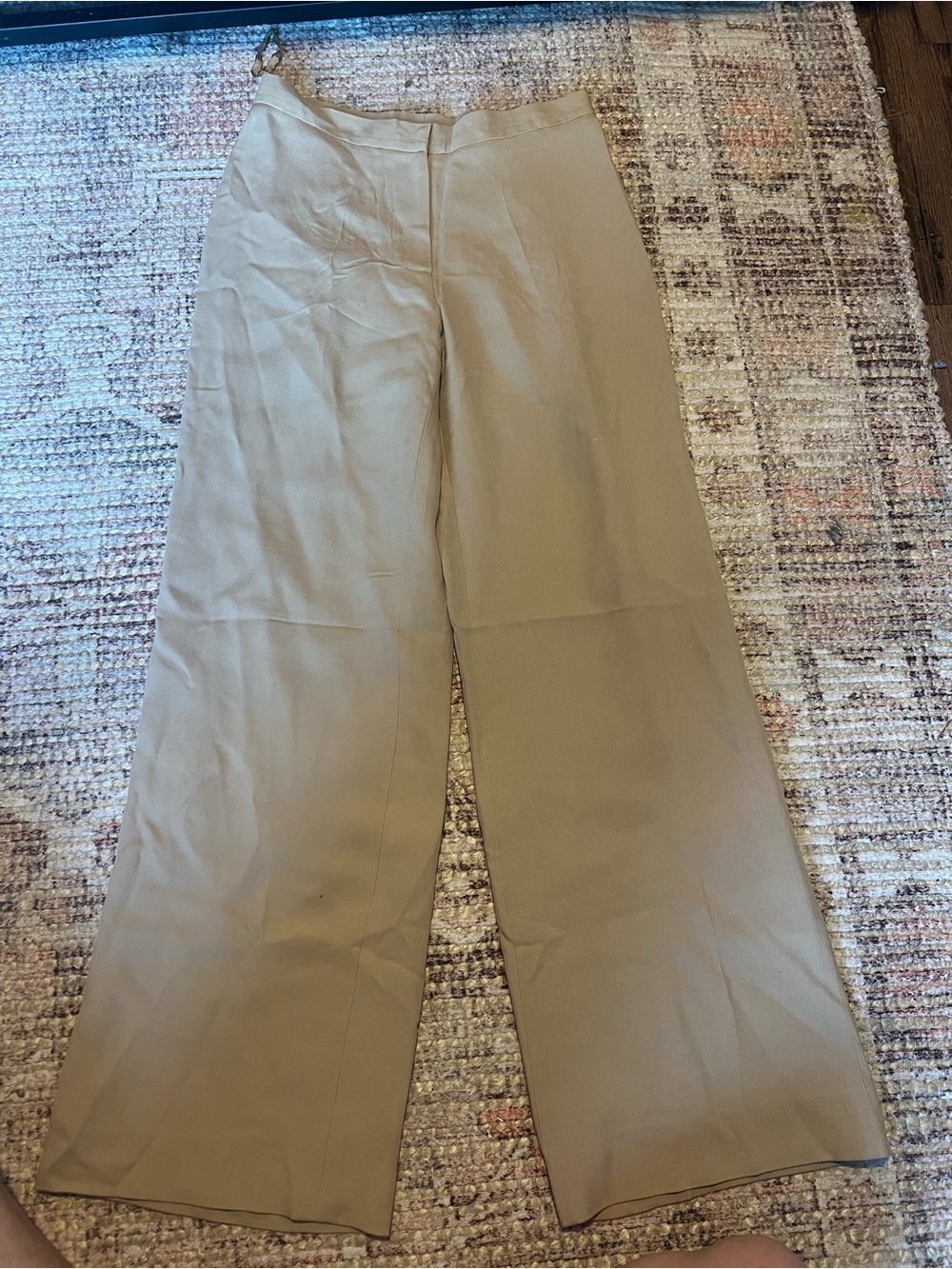 Ralph Lauren Vintage Silk Wide-Leg Trouser
